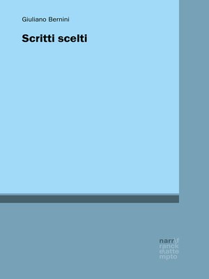 cover image of Scritti scelti
